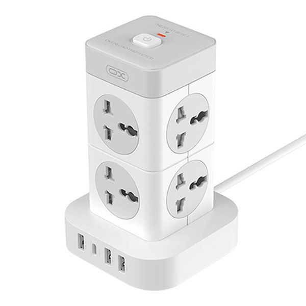 Steckdosenleiste XO WL21 8x AC-Buchsen, 3x USB-A, 1x USB-C (weiß)