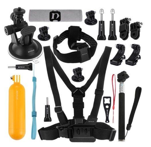 Zubehör Puluz Ultimate Combo Kits für Sportkameras PKT18 20 in 1