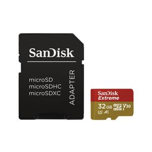 SanDisk Extreme microSDHC 32GB + Adapter UHS-I V30