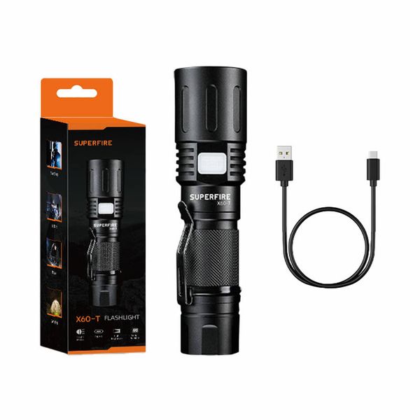 Taschenlampe Superfire X60-T, 1500lm, USB