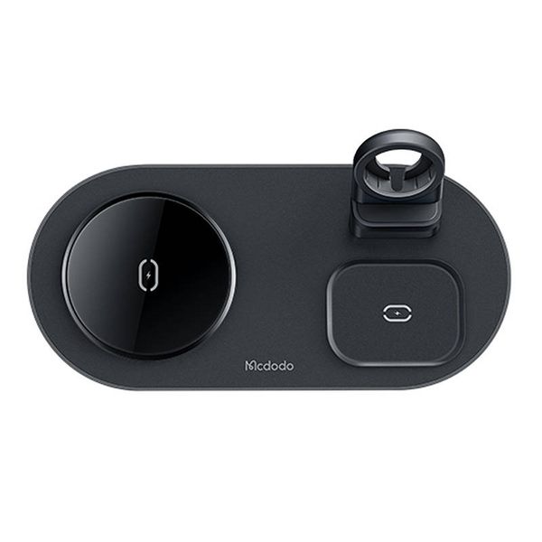 Kabelloses Ladegerät Mcdodo CH-7063 3 in 1 15 W (Mobil/TWS/Apple Watch) Schwarz